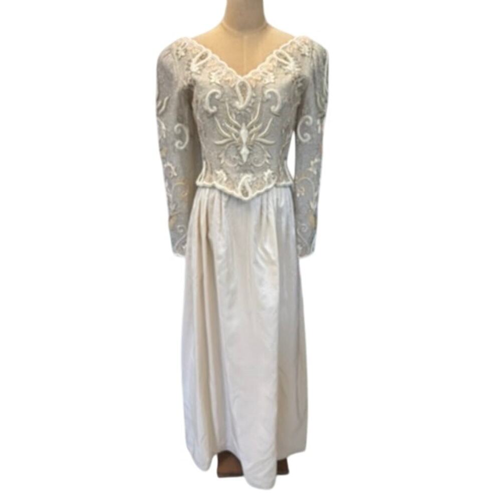 "RICHILENE" VTG Rare‎ Find Formal Gown SZ S? Beadwork Princess Fairy PLZ READ!!